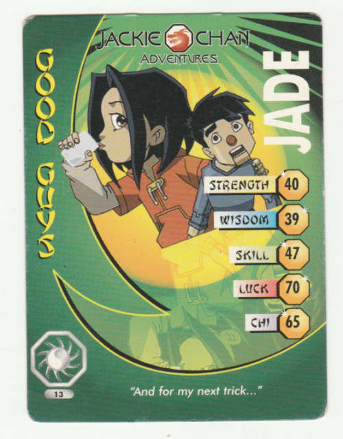 Jackie Chan Adventures - The Chan Clan - Jade 13 - Regular Card