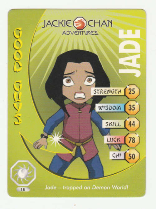 Jackie Chan Adventures - The Chan Clan - Jade 18 - Regular Card