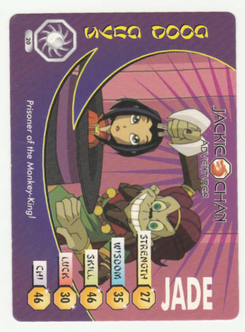 Jackie Chan Adventures - The Chan Clan - Jade 20 - Regular Card