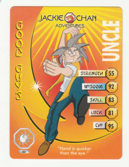 Jackie Chan Adventures - The Chan Clan - Uncle 23 - Regular Card