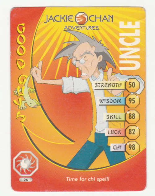 Jackie Chan Adventures - The Chan Clan - Uncle 26 - Regular Card