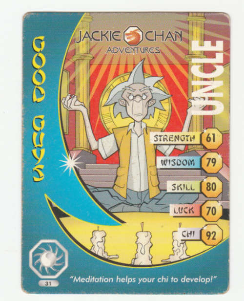 Jackie Chan Adventures - The Chan Clan - Uncle 31 - Regular Card