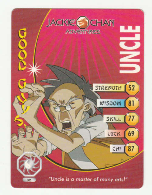 Jackie Chan Adventures - The Chan Clan - Uncle 32 - Regular Card