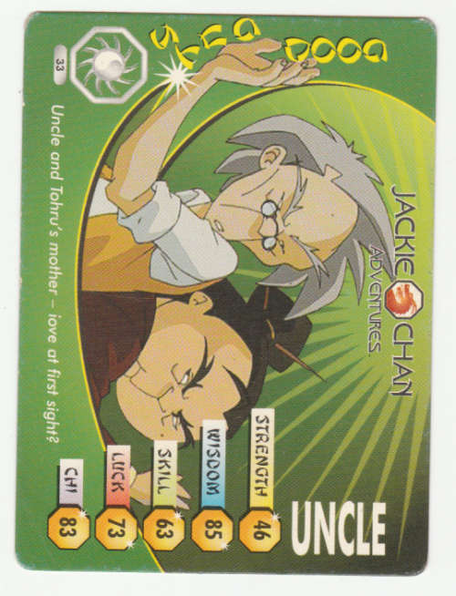 Jackie Chan Adventures - The Chan Clan - Uncle 33 - Regular Card