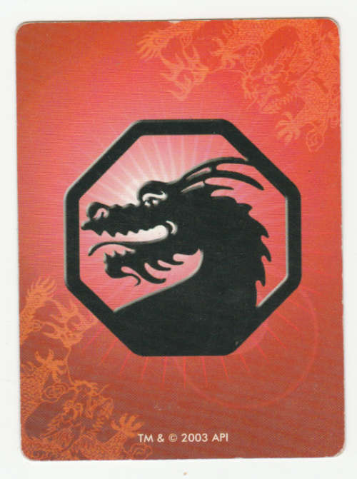 Jackie Chan Adventures - The Dark Hand Card 1 Valmont - Regular Card