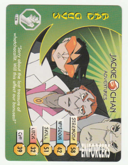 Jackie Chan Adventures - The Dark Hand - Enforcers 16 - Regular Card