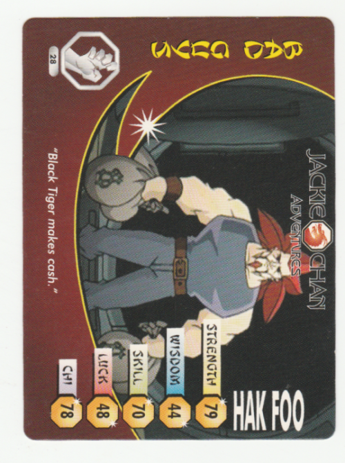 Jackie Chan Adventures - The Dark Hand - Hak Foo 28 - Regular Card