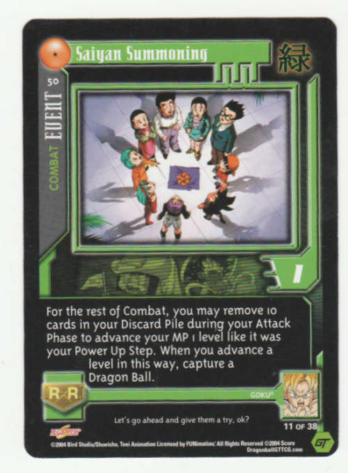 Dragon Ball GT - Goku - Saiyan Summoning/Combat Energy (11/38)
