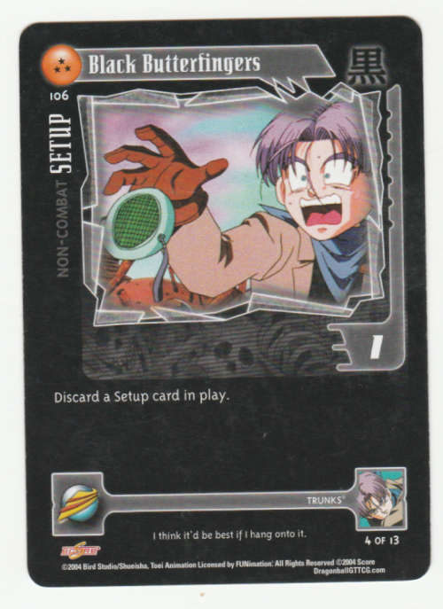Dragon Ball GT - Trunks - Black Butterfingers/Non-CombaGoku - Saiyan Summoning/Combat Energy (11/38)
