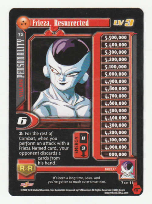 Dragon Ball GT - Frieza - Frieza, resurrected/Villian Personality (7/11)