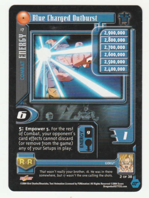 Dragon Ball GT - Goku - Blue Charged Outburst/Combat Energy (2/38)