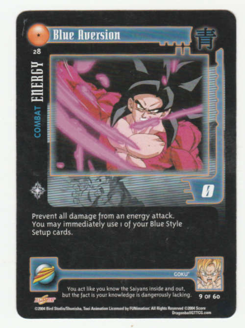 Dragon Ball GT - Goku - Blue Aversion/Combat Energy (9/60)