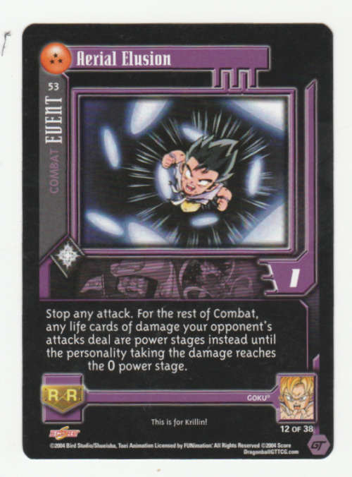 Dragon Ball GT - Goku - Aerial Elusion/ Combat Event (12/38)