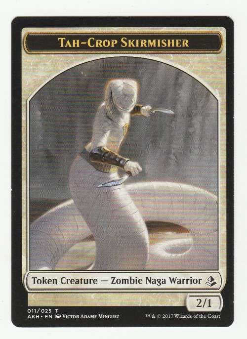 Magic the Gathering 2017 (NM) - Cat - Token Creature 016/025 & Tah-Crop Skirmisher 011/02 - Amonkhet