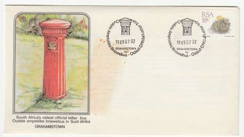 1989 RSA The Oldest Official Letter Box in South Africa Commemorative Cover