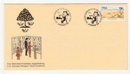 1989 RSA Junass `89 6th National Philatelic Youth Exhibition Commemorative Cover