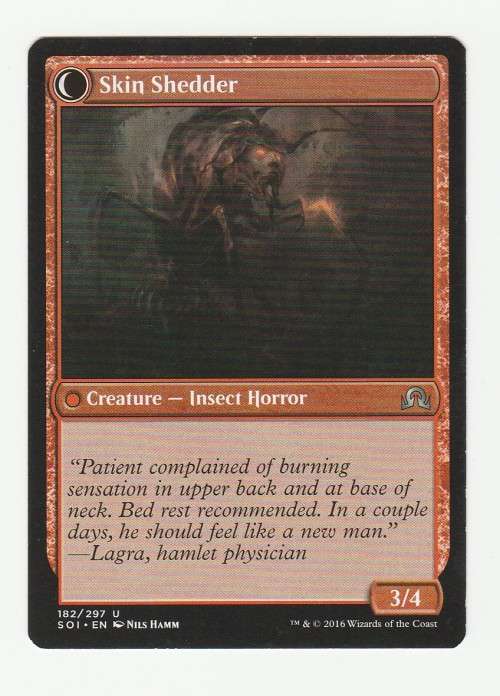 Magic the Gathering 2016 (NM) - Skin Invasion / Skin Shredder - Uncommon - Shadows over Innnistrad