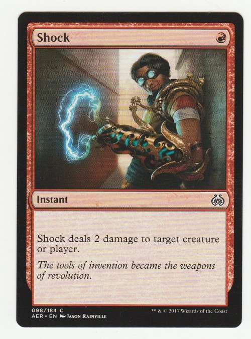 Magic the Gathering 2017 (NM) - Shock - Common - Aether Revolt