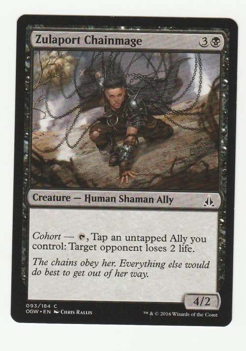 Magic the Gathering 2016 (NM) - Zulaport Chainmage - Common - Oath of the Gatewatch