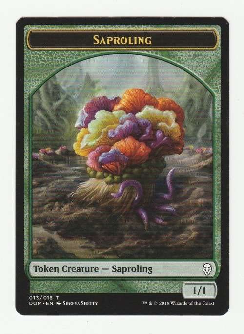 Magic the Gathering 2018 (NM) - Saproling - Token Creature 013/016 - Dominaria