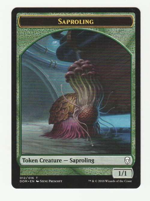Magic the Gathering 2018 (NM) - Saproling - Token Creature 012/016 - Dominaria