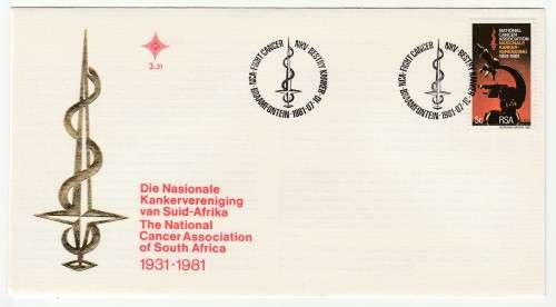 1981 RSA The National Cancer Association of South Africa FDC 3.31 & Blocks