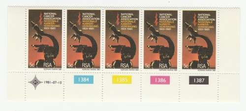 1981 RSA The National Cancer Association of South Africa FDC 3.31 & Blocks