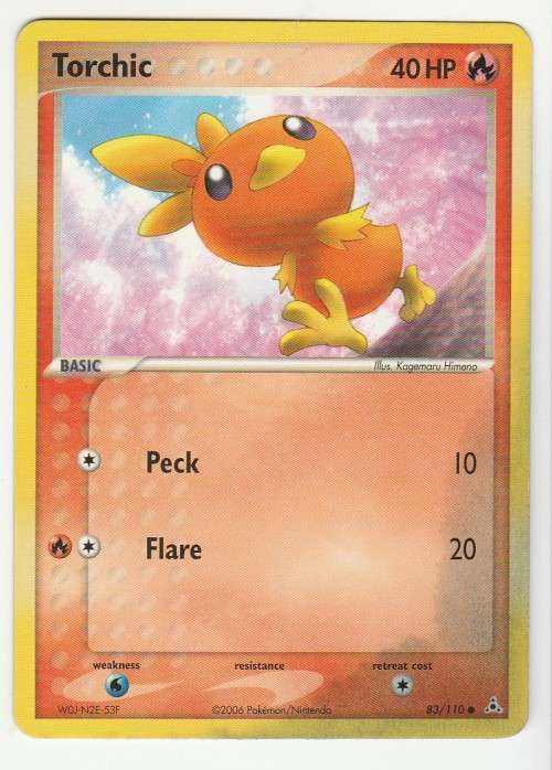 2006 Pokemon/Nintendo - Gen III EX Holon Phantoms - Torchic 83/110 - Common