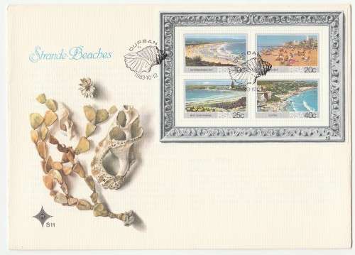 1983 RSA Tourism: South African Beaches FDC S11