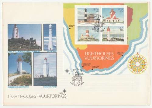 1988 RSA Lighthouses FDC 4.26 & S14 Set