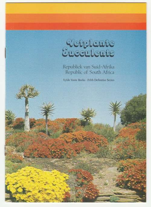 1988 RSA Succulents 5th Definitive Series FDC 5.1 and Booklet