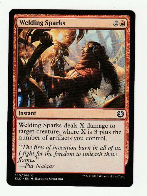Magic the Gathering 2016 - Welding Sparks - Kaladesh