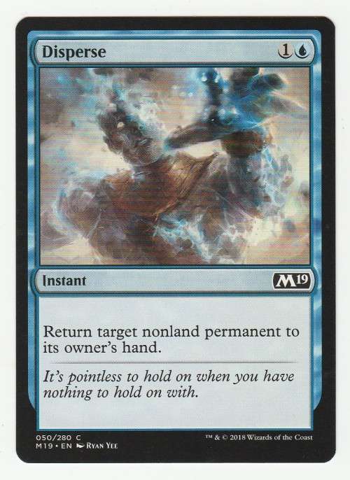 Magic the Gathering 2018 - Disperse - Common - Core Set 2019