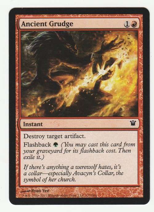 Magic the Gathering 1993-2011 - Ancient Grudge - Common - Innistrad