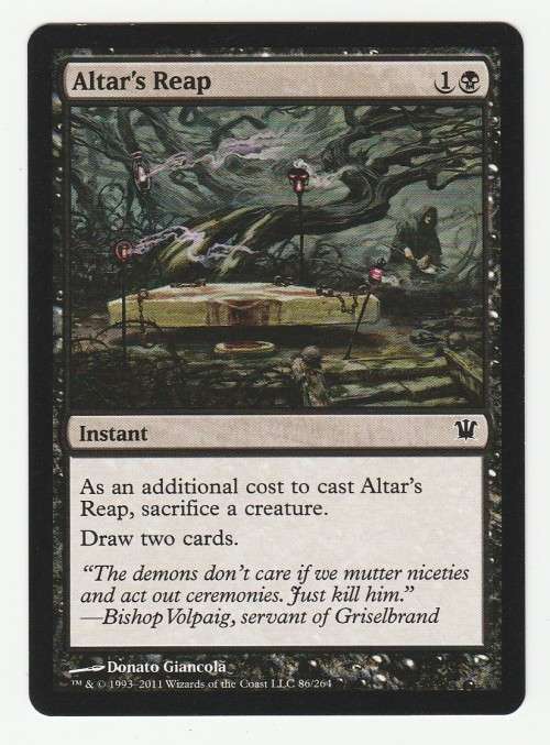 Magic the Gathering 1993-2011 - Altar`s Reap - Common - Innistrad
