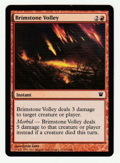 Magic the Gathering 1993-2011 - Brimstone Volley - Common - Innistrad