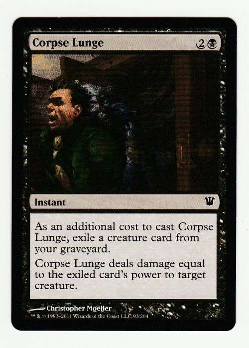 Magic the Gathering 1993-2011 - Corpse Lunge - Common - Innistrad