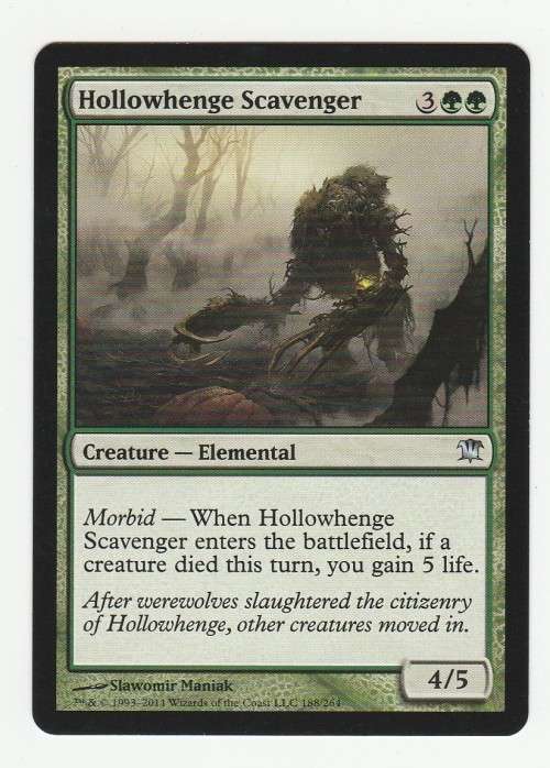 Magic the Gathering 1993-2011 - Hollowhenge Scavenger - Uncommon - Innistrad