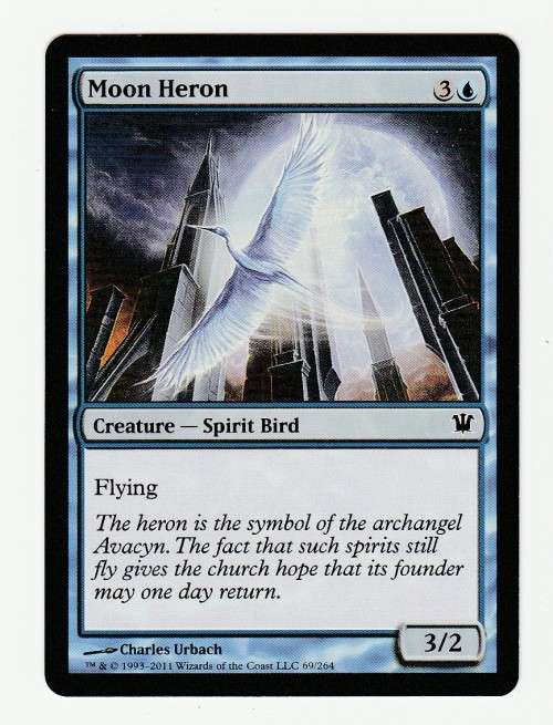 Magic the Gathering 1993-2011 - Moon Heron - Common - Innistrad
