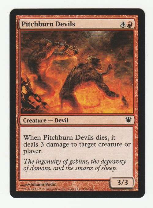 Magic the Gathering 1993-2011 - Pitchburn Devils - Common - Innistrad