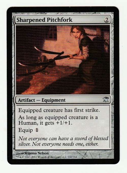Magic the Gathering 1993-2011 - Sharpened Pitchfork  - Uncommon - Innistrad
