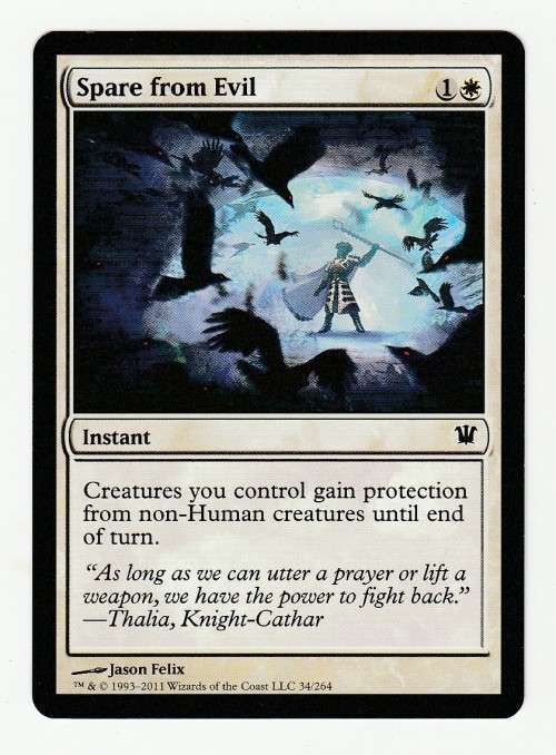 Magic the Gathering 1993-2011 - Spare from Evil - Common - Innistrad