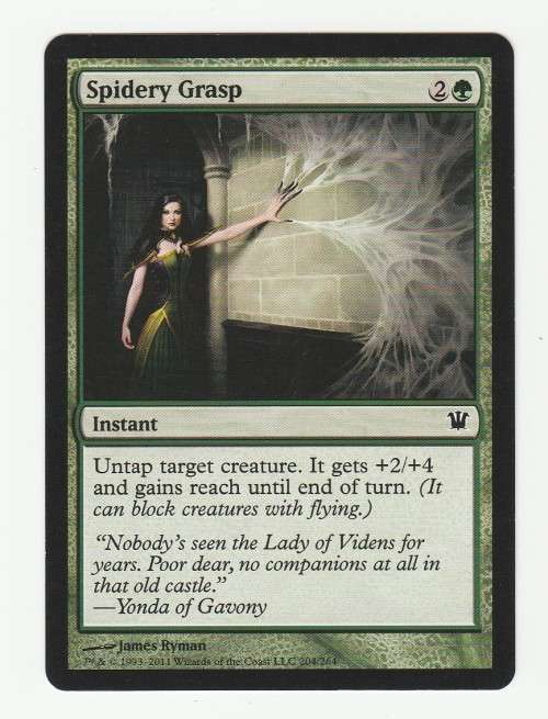 Magic the Gathering 1993-2011 - Spidery Grasp - Common - Innistrad