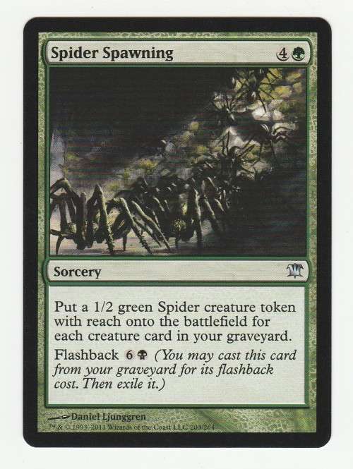 Magic the Gathering 1993-2011 - Spider Spawning - Uncommon - Innistrad