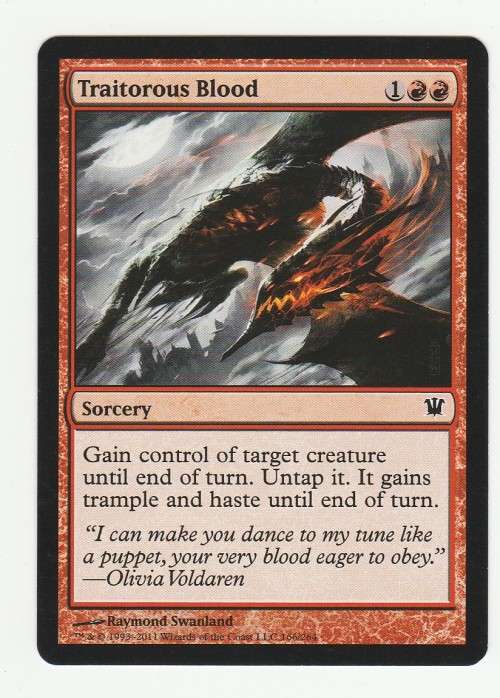 Magic the Gathering 1993-2011 - Traitorous Blood - Common - Innistrad