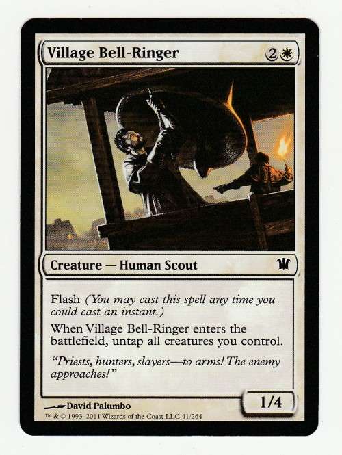 Magic the Gathering 1993-2011 - Village Bell-Ringer - Common - Innistrad