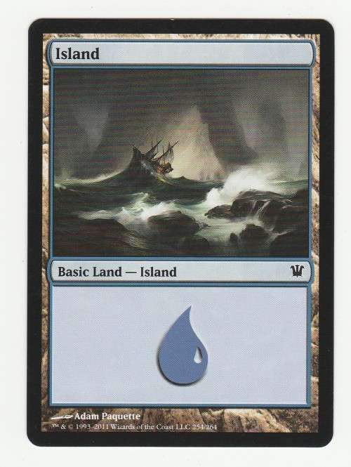 Magic the Gathering 1993-2011 - Island 254/264 - Basic Land - Innistrad