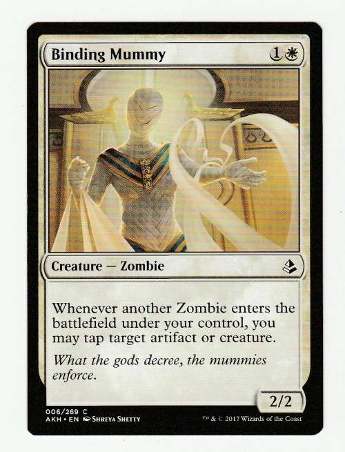 Magic the Gathering 2017 - Binding Mummy - Common - Amonkhet