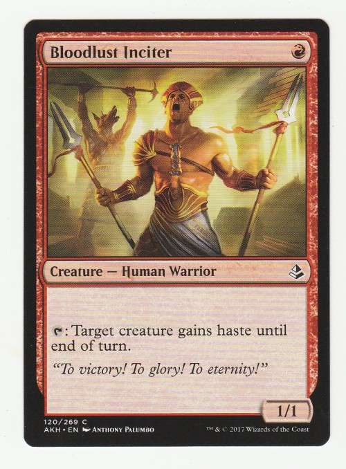 Magic the Gathering 2017 - Bloodlust Inciter - Common - Amonkhet