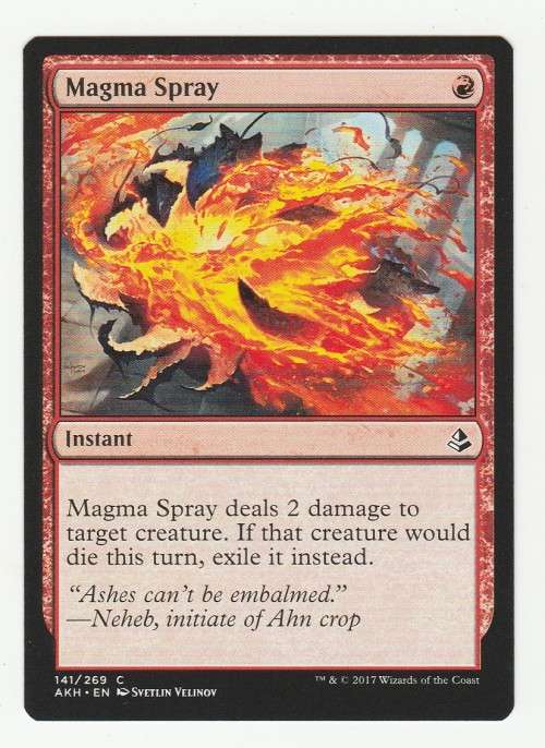Magic the Gathering 2017 (NM) - Magma Spray - Amonkhet